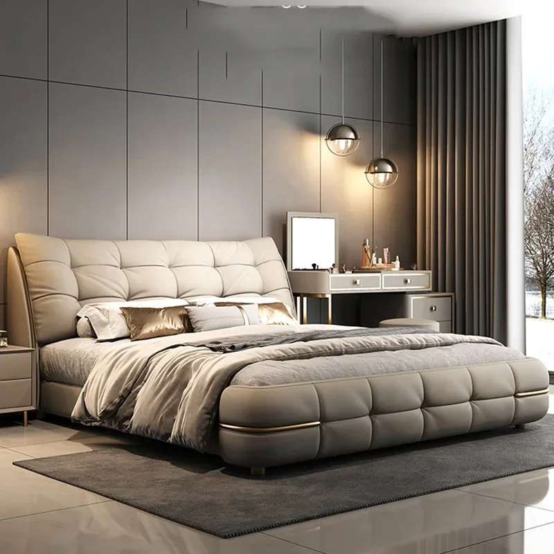 سرير آمن متنقل لغرفة نوم مزدوجة للأطفال فاخر وحديث بتصميم فردي سرير تدليك متعدد الوظائف أثاث فندق Cama Solteiro #6