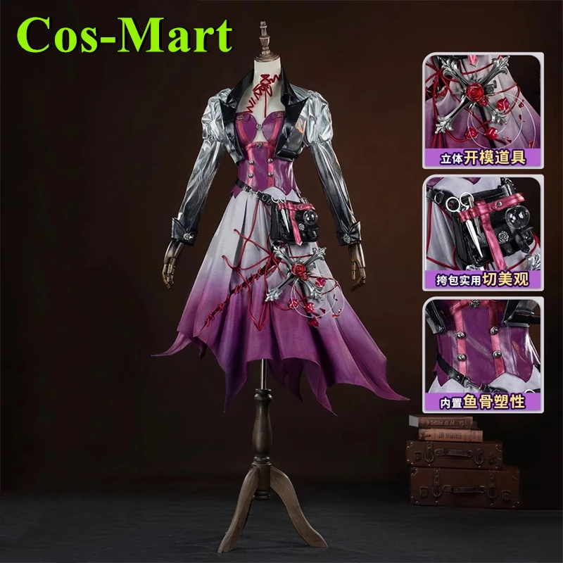 

Cos-Mart Game Identity V Emily Dyer Doctor Lydia Jones Cosplay Costume Silver Antimony Women’s Wear Hallowmas Christmas New