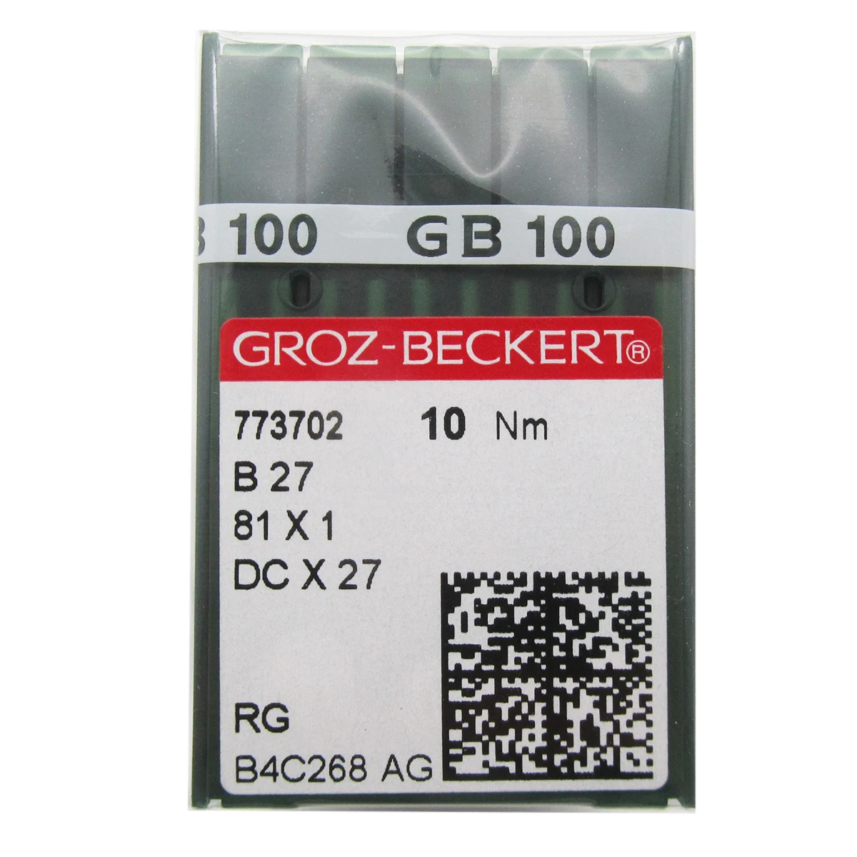 100 SZTUK Groz Beckert DCX27 DCX1 B27 Przemysłowe igły do owerloków