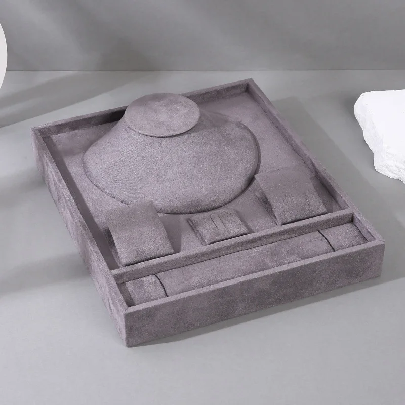 Jewelry Display Combination Set Jewelry Rack Velvet Jewelry Store Ring Bracelet Necklace Earring Multi-purpose Rack