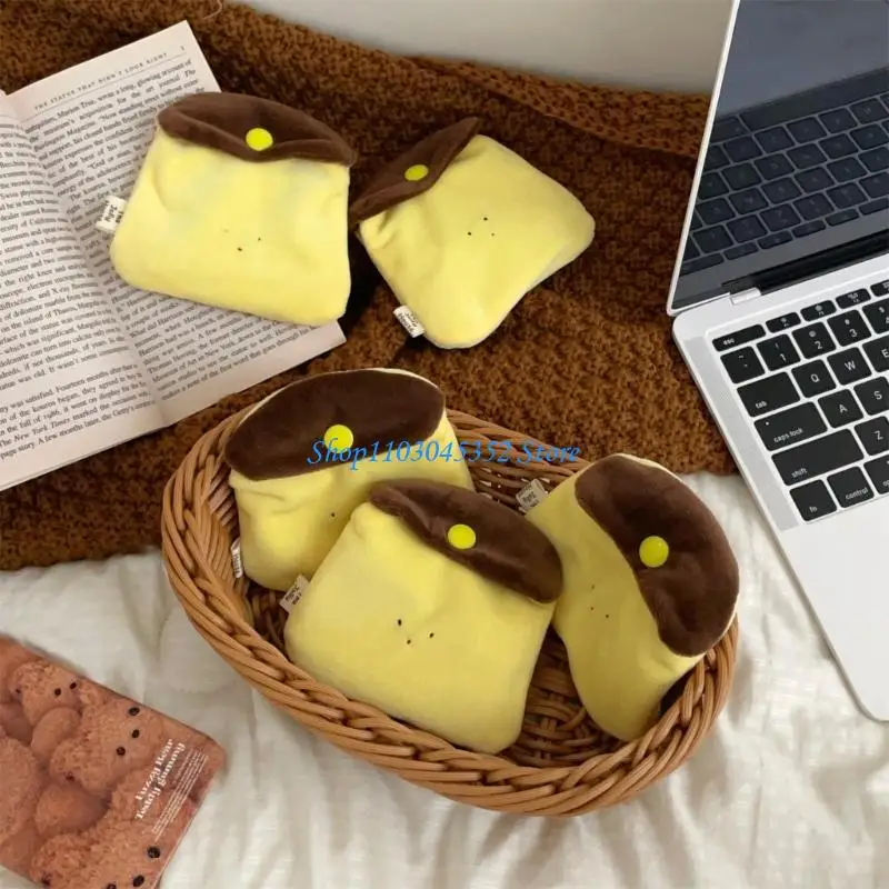 A3PE Cartoon morbido peluche e peluche e moneta Pratica Borsa stoccaggio del rossetto per appassionati e studenti