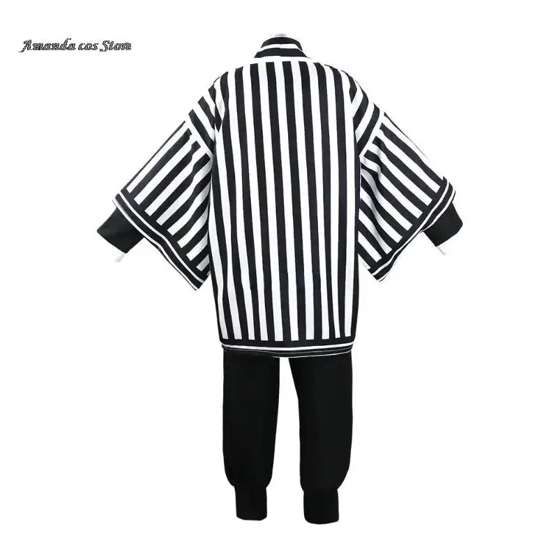 애니메이션 Kimetsu No Yaiba Iguro Obanai 기모노 유니폼 애니메이션 가발 코스프레 의상 할로윈 파티