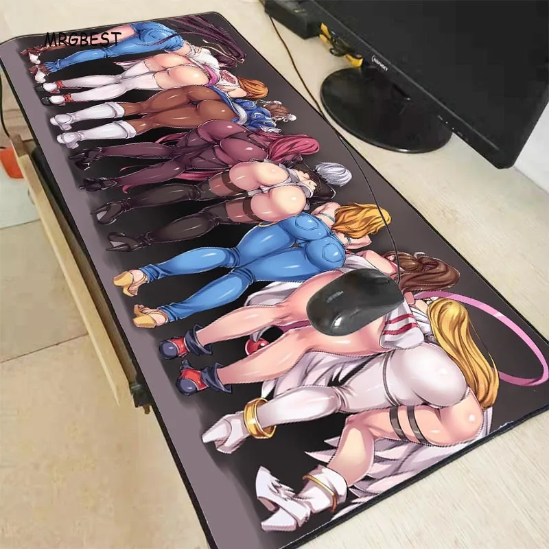 Extended Pad Sexy Girl Ass Large Size Gaming Mouse Pad PC Computer Gamer Desk Mat Locking Edge for CSGO LOL Dota 90x40/80x30