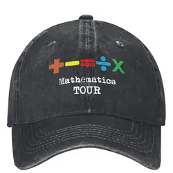 The Mathematics Tour ED SHEERAN Baseball Cap Accessories For Unisex Vintage Distressed Washed Hats Snapback Hat Adjustable