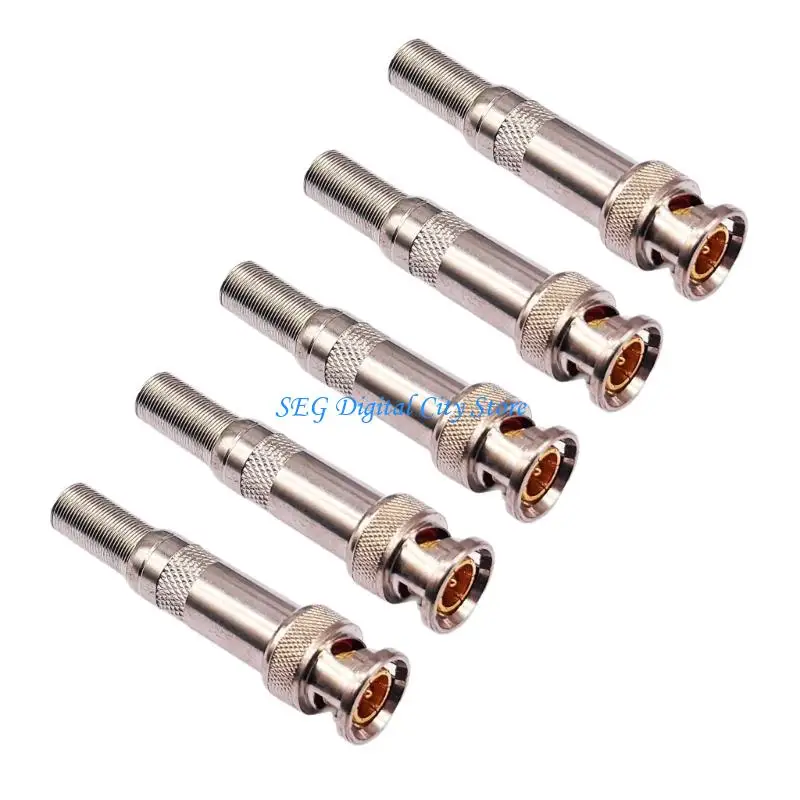 Connettore maschio BNC U75B VITE CONNETTORE COMPRESSIONE AND PER ACCESSORI CONTROTTO COMPRESSIONE CHCTV