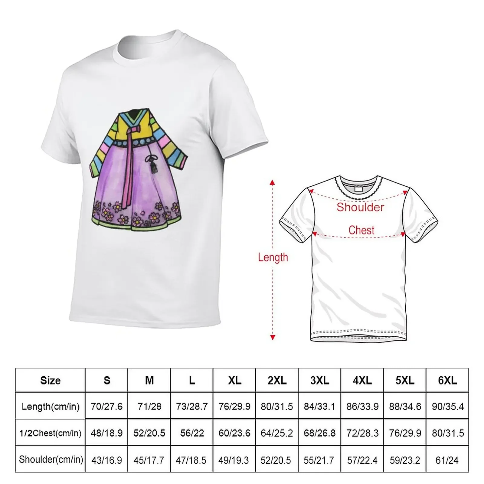 New Hanbok - Korean Traditional Dress T-Shirt anime clothes graphic shirts cute tops plus size men clothing