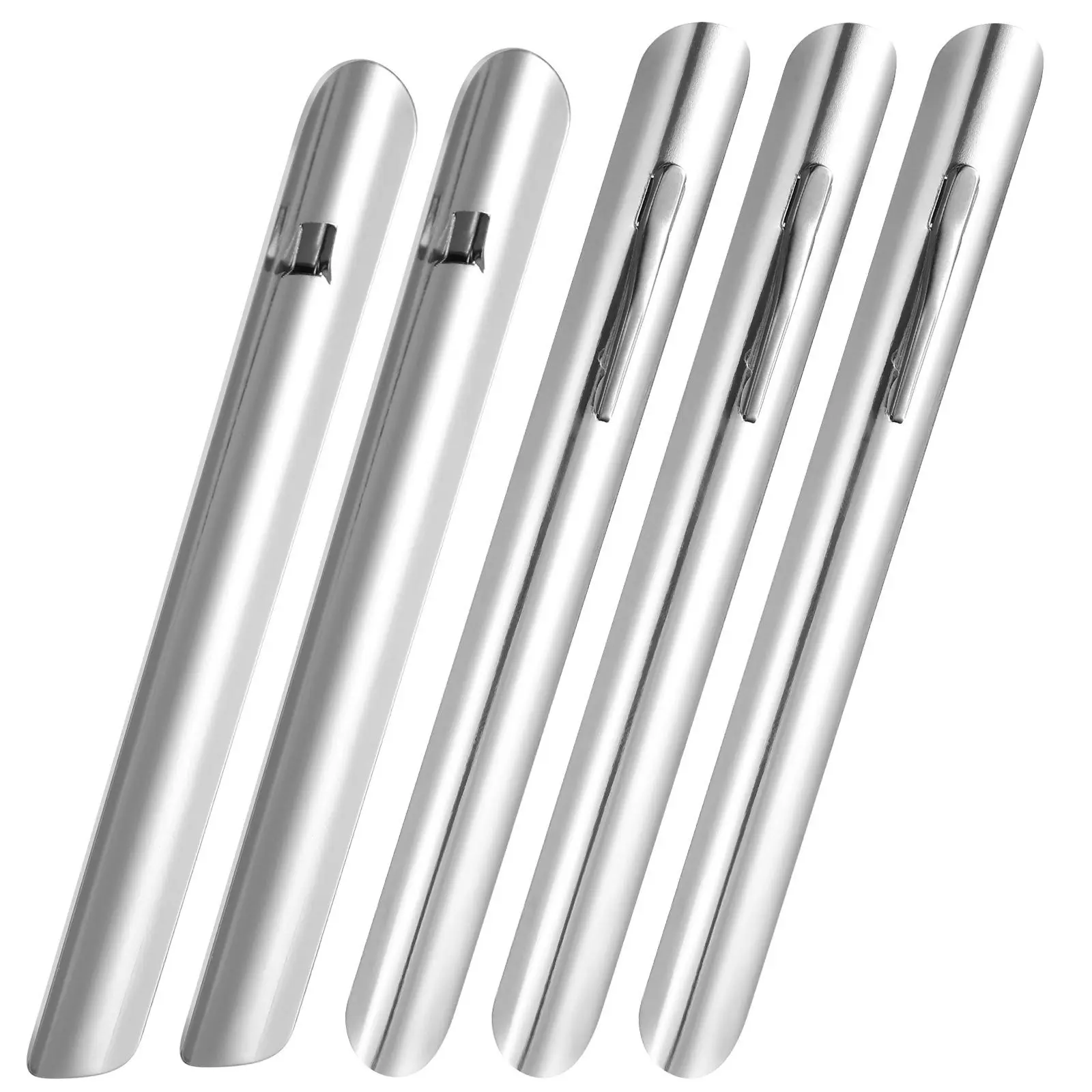 5 قطع من مكنسة كسرات الخبز في المطاعم، مكنسة مكشطة لخادم الطعام، نوادل الطاولة الفضية