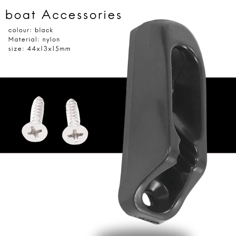 6 buah Canoe Kayak kunci kabel kontrol kemudi nilon Self-Lock tali Tensioner tali pelari jangkar Jam Cleat aksesoris perahu