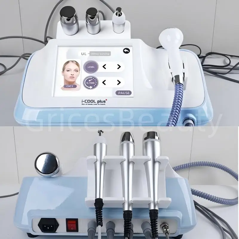 

I- Cool Water Droplet Device 4pcs Machine Anti Wrinkle Face lift Multi Function Facial Machine Beauty Salon Equipment