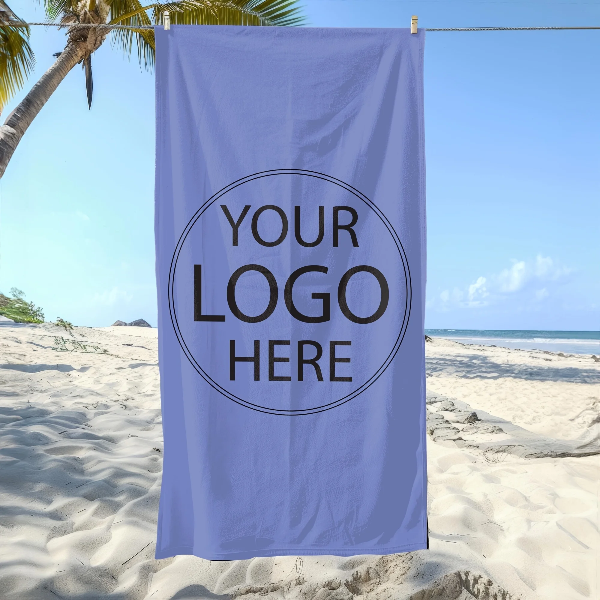 Personalized Custom Beach Towel Customized Photo/Text Oversized Microfiber Towel Summer Party Gift for Beach Swimming Bath Sport