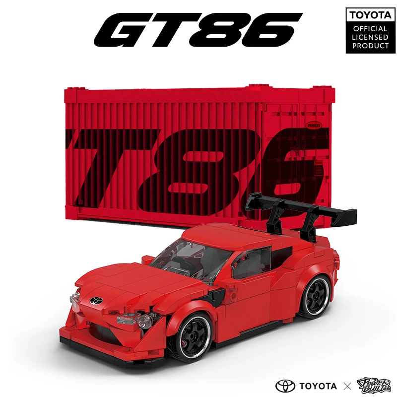 

426 шт. Toyota GT86 строительные блоки автомобиля JDM модель автомобиля кирпичи с коробкой для дисплея коллекция детские развивающие игрушки «сделай сам» подарки