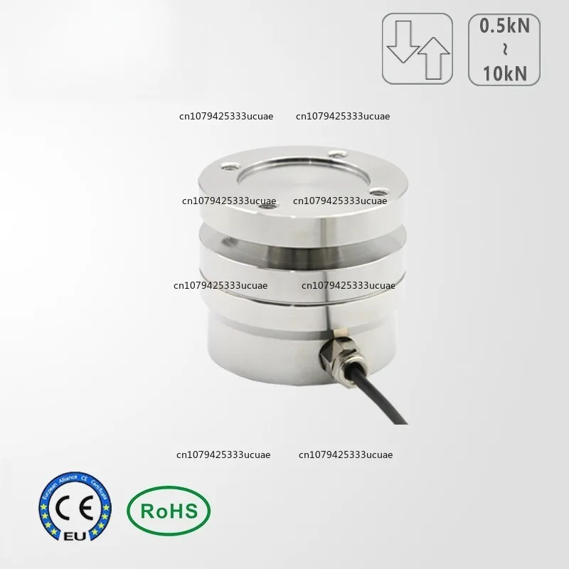 Miniature tension pressure sensor, flange type force sensor, embedded mount type force sensor