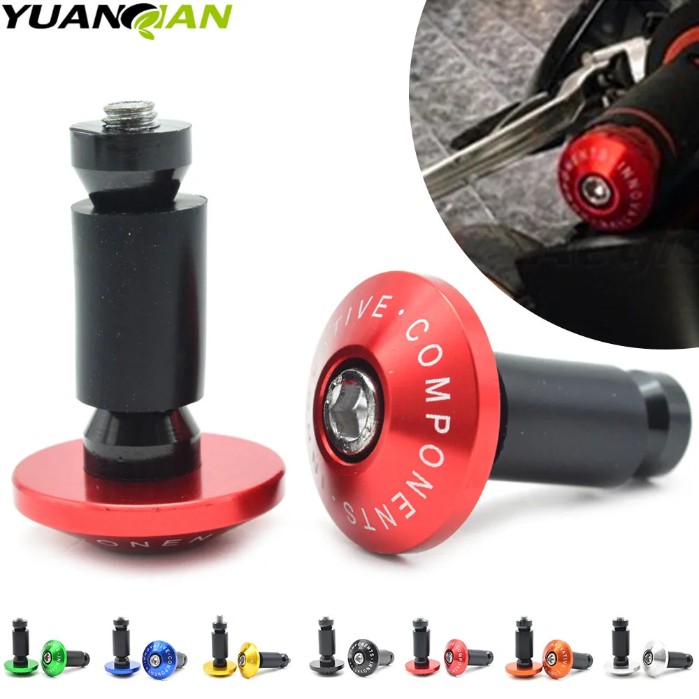 

7/8''22 motorcycle handlebar cap motocross handle bar grips ends for BMW yamaha tmax500 530 Kawasaki z800 z1000 250 ducati