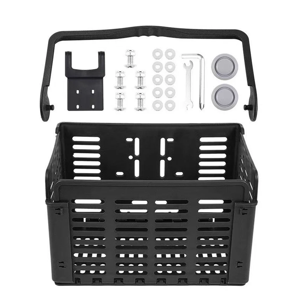 

Складное хранилище для велосипеда, простая установка, передняя полка для хранения на руле, складная передняя корзина для велосипеда для взрослых, переноска собак, домашних животных, грузов