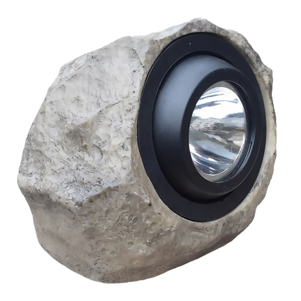 

Solar Stone Lamp Outdoor Yard Decor Waterproof Resin Romantic Lighting Garden Path Park Patios Solar Charging Plastic