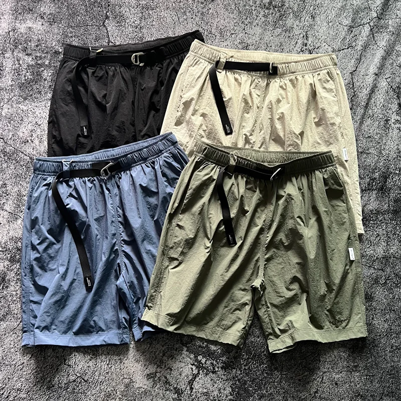 Light as Feather Thin as Paper Breathable Waterproof Windproof Sports orts Summer Cool Feeling Loose Five-Quarter Pants
