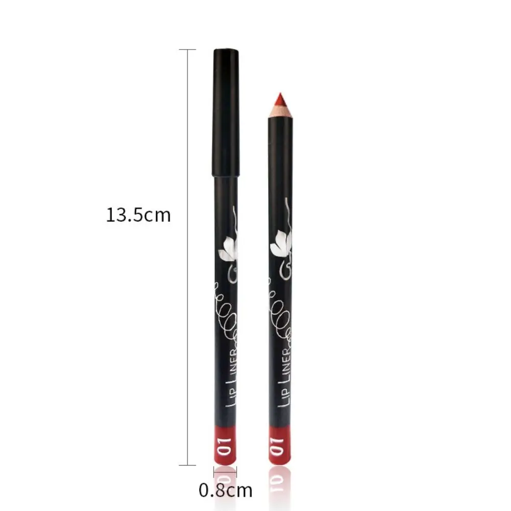 New Waterproof Matte Lipliner Smooth Sweatproof Lip Liner Pencils Natural Long Lasting Lipliner Pen