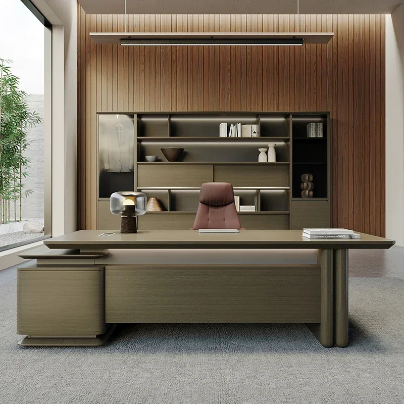High End Minimalist Office Desk European In Stock Executive Organizer Office Desk Work Conference Escritorio Oficina Furniture