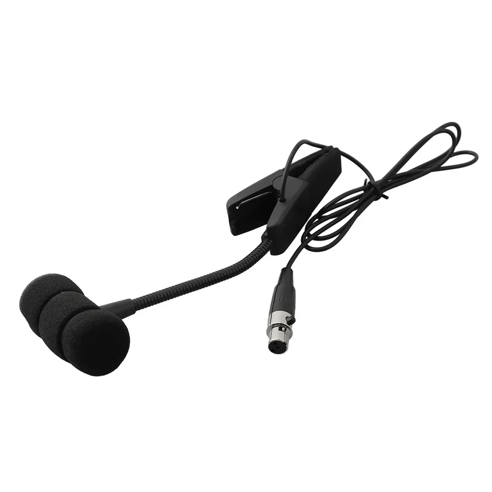 Saxophone Wired Microphone, Portable Clip On Mic for Orchestral Instruments saxo trumpet, 5 Jacks for All Bodypack Transmitter view 5