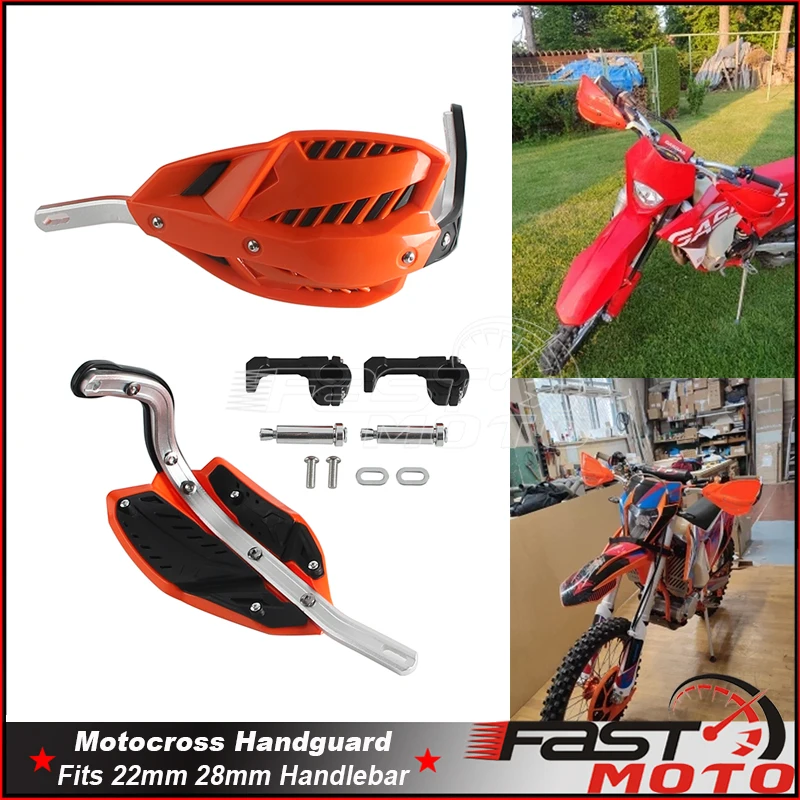 

Motorcycle Handguard Protector Universal 7/8" 22mm 1 1/8" 28mm Motocross Dirt Bike Enduro For SXF KLX KXF YZF WRF 250 300 350