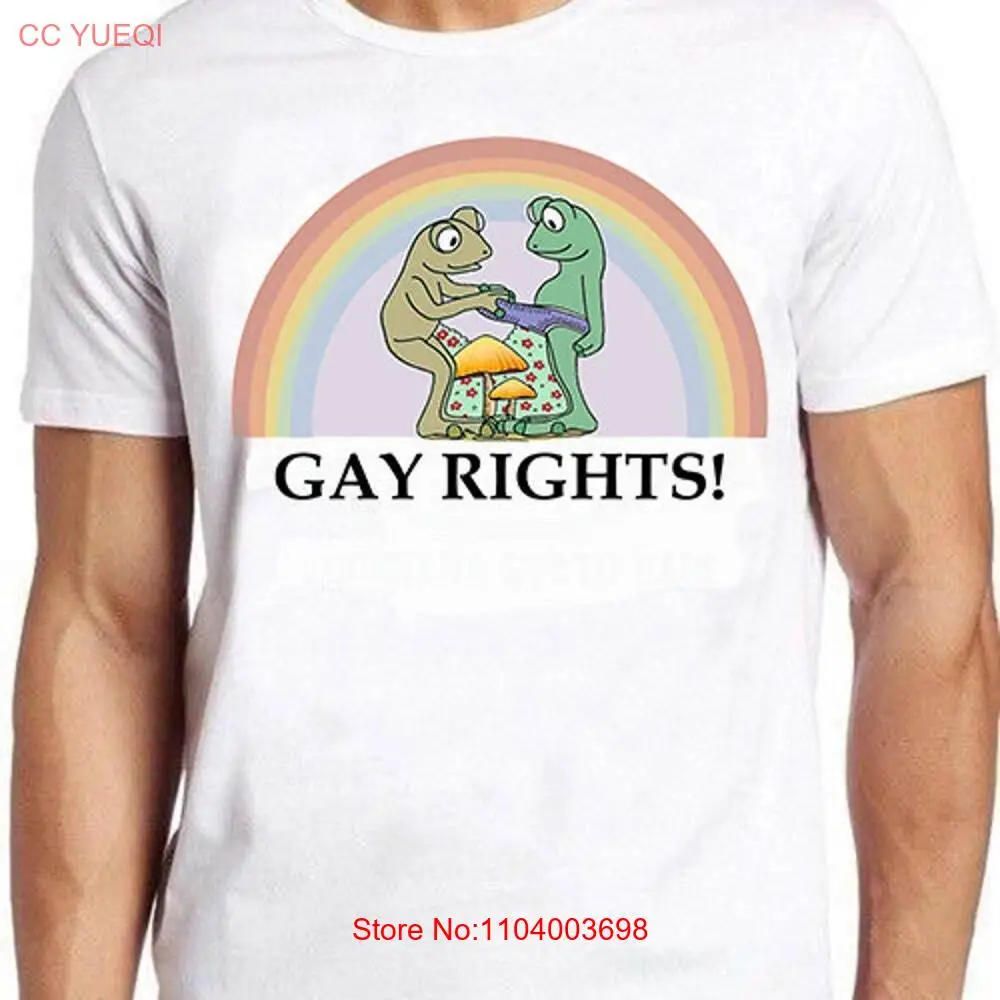 Frog & Toad Say Gay Rights Lgbt Pride Proud Funny Meme Manga Anime T-Shirt