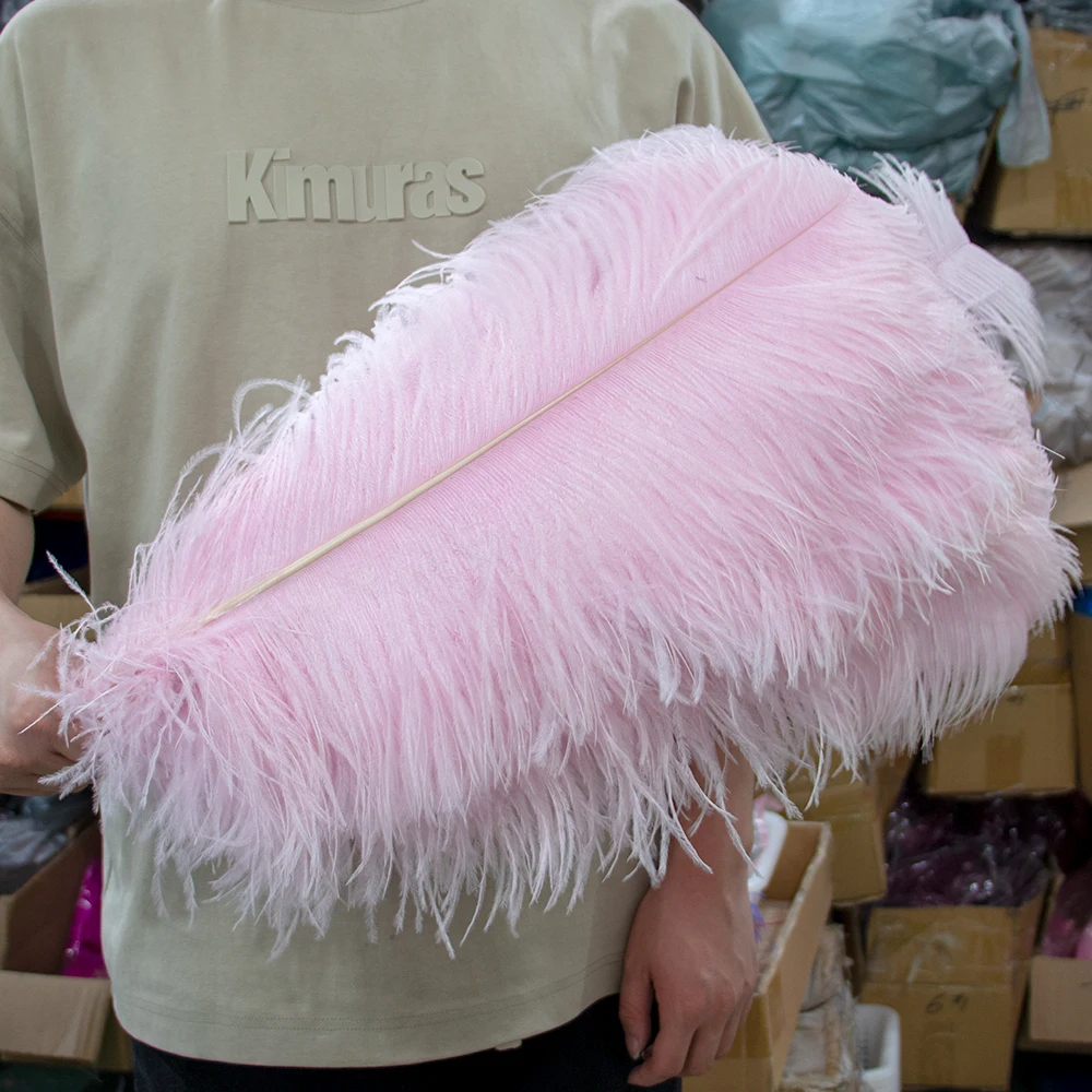 10Pcs Ostrich Feathers Plumes 15-60CM DIY Jewelry Wedding Home Decoration Crafts Accessory Needlework Plumas Table Centerpieces