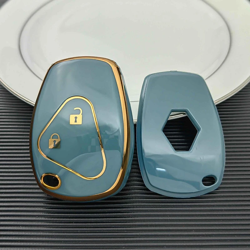 For Renault Clio Trafic Twingo Kangoo Master Modus Dacia Duster Sandero 2/3 Buttons TPU Car Remote Key Shell Fob Case Protector