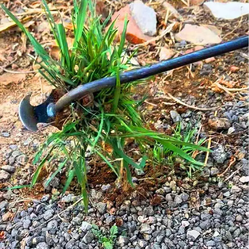 New Weeding Artifact Uprooting Weeding Tool Manganese Steel Garden Weeder Loose Soil Hand Weeding Removal Puller Gardening Tools