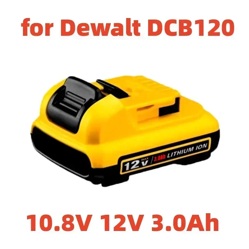 Tool Battery 3000Ah 10.8V 12V Li-Ion Battery DCB127 Replacement For DeWalt DCB124-XJ DCB120 DCB123 DCB122 DCB124 DCB121Tool Batt