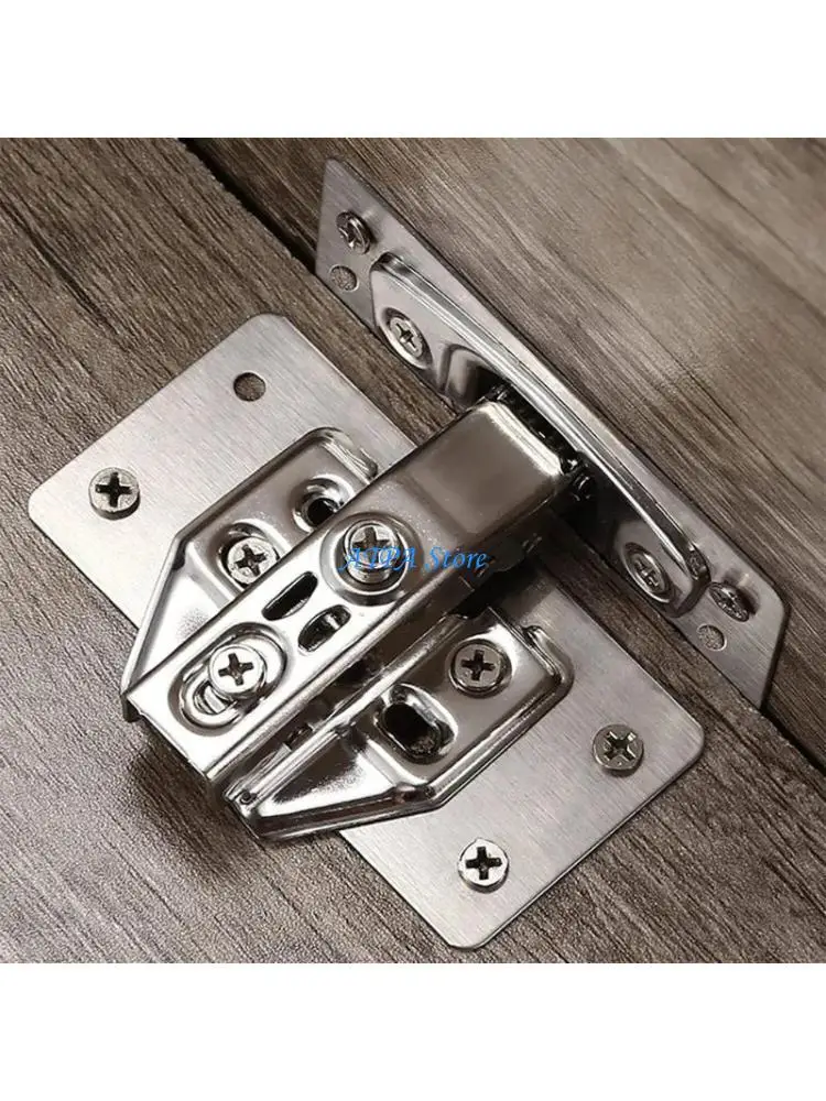 

U13C Stainless Steel Hinge Repair Sheets Mounting Plate for Cabinet Door Maintenance