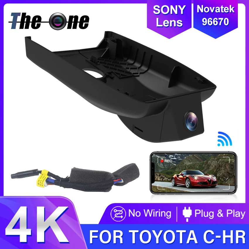 

Car Dvr Plug And Play Wifi Video Recorder Dash Cam Car Dvr Camera For Toyota C-HR CHR IZOA 2017 2018 2019 2020 2021 2022 2023