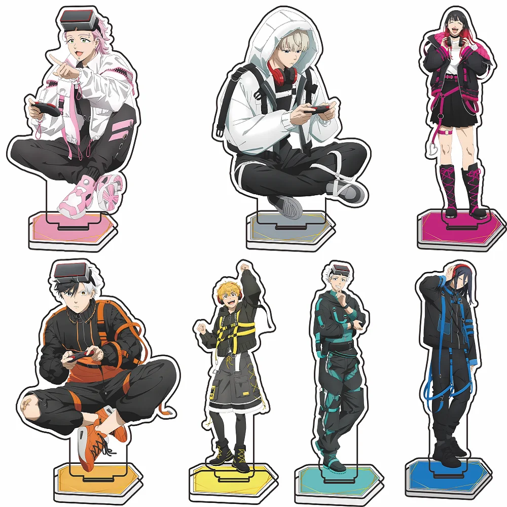 Llavero de acrílico de 15 cm de WIND BREAKER, anime japonés, con diseño de Sakura-harusugita Yukai, Akihiko, Su Fang y Keitaro, decoración acrílica de gran tamaño.