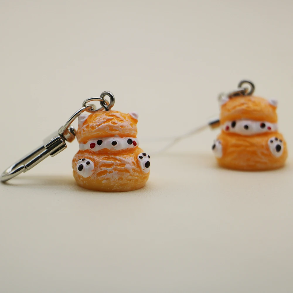 Kawaii أنيمي الهاتف Charms قلادة لطيف المفاتيح حالات آيفون 16 برو ماكس Airpods سماعات ثلاثية الأبعاد كول Ins كوريا جديد حبل الحبل