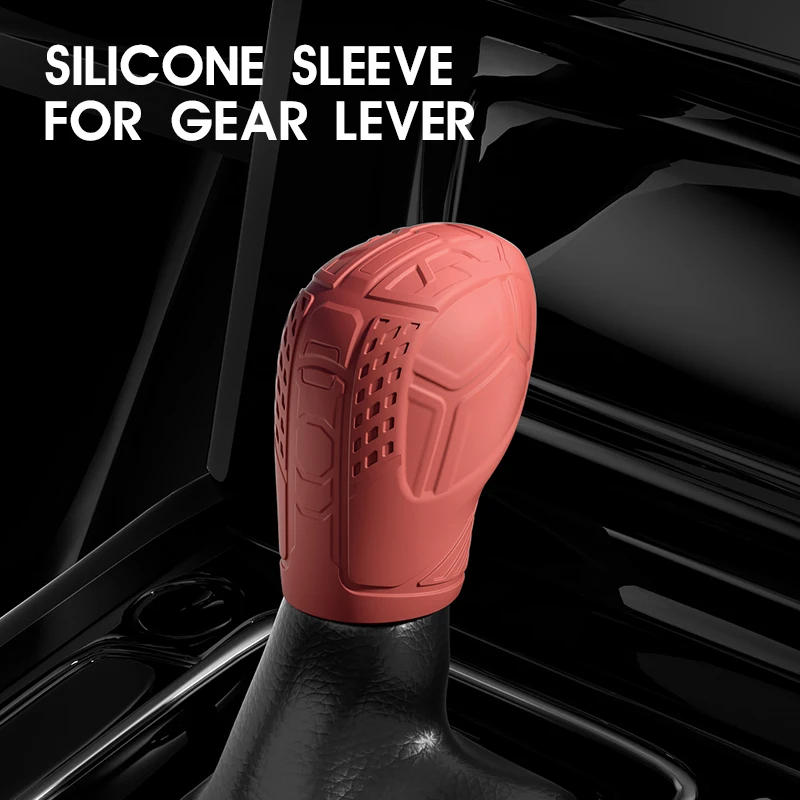 ل تيغوان/ T-Roc/Tharu/Touareg سيارة سيليكون والعتاد التحول المقبض غطاء المضادة للانزلاق العالمي السيارات الداخلية ضبط الملحقات