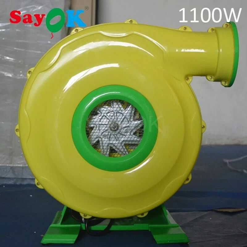 SAYOK Commercial Inflatable Bounce House Air Blower 450/750/950/1100/1500W Blower Pump Fan for Inflatable Bouncy Castle Slides