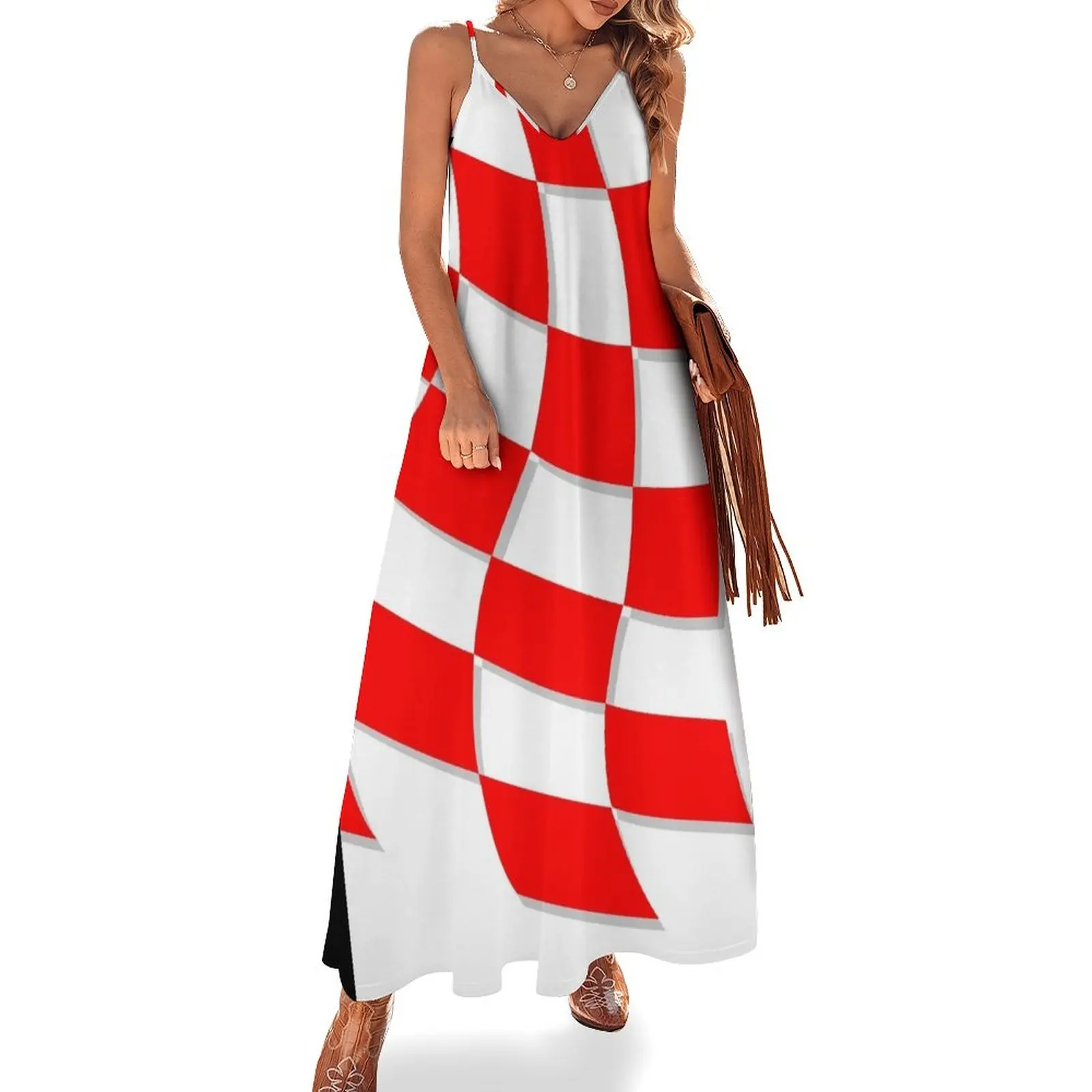 

Croatia 1998 Sleeveless Dress Beachwear women's elegant loose dresses elegant dress