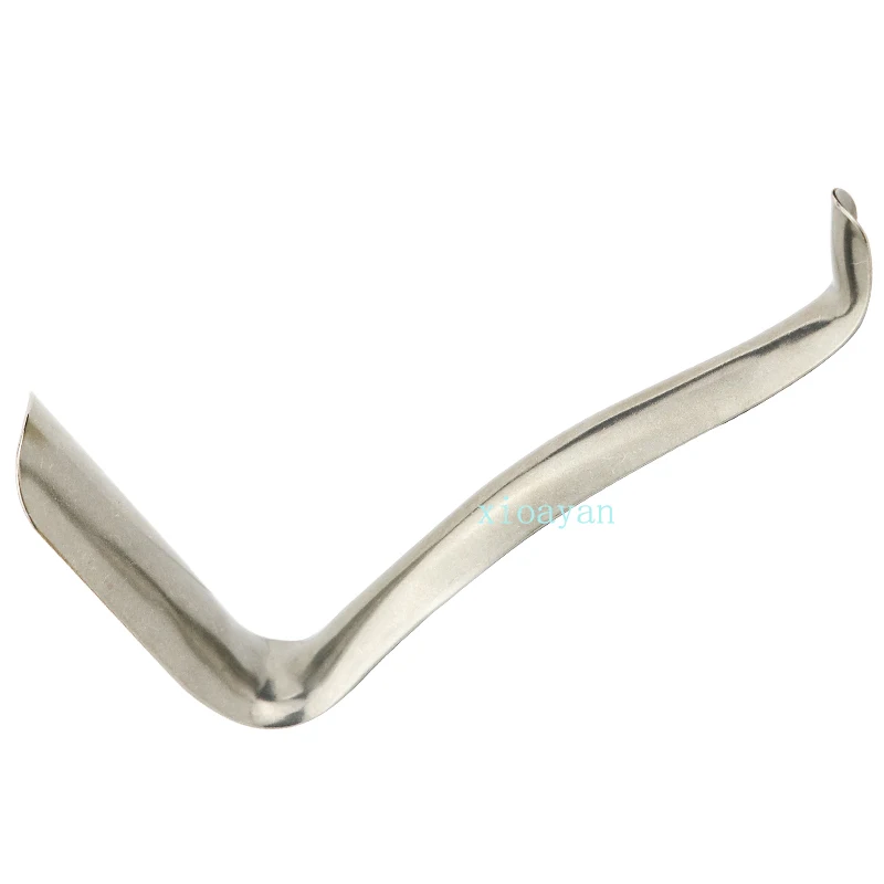 Retractor vaginal de acero inoxidable, equipo ginecológico, retractor bidireccional privado convexo