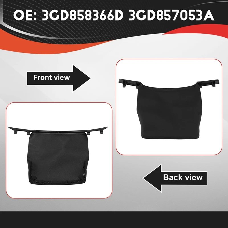 LCD Virtual Instrument Panel Frame Virtual Instrument Case Cover For Volkswagen Passat B8 8.5 3GD857053A 3GD858366D