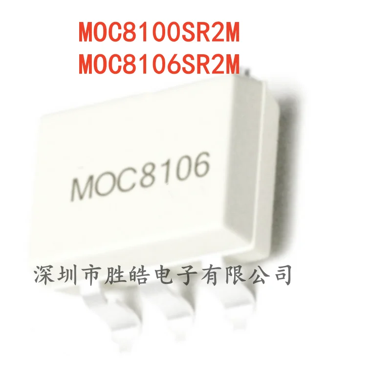 (10PCS)  NEW  MOC8100SR2M / MOC8106SR2M   Optocoupler Isolator  SOP-6  Integrated Circuit