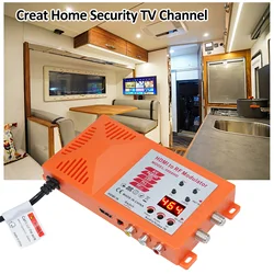 TV and AV to RF Modulator RF Converter Digital RF Modulator for PAL NTSC Format for Converter for Home TV for HDTV Tuner