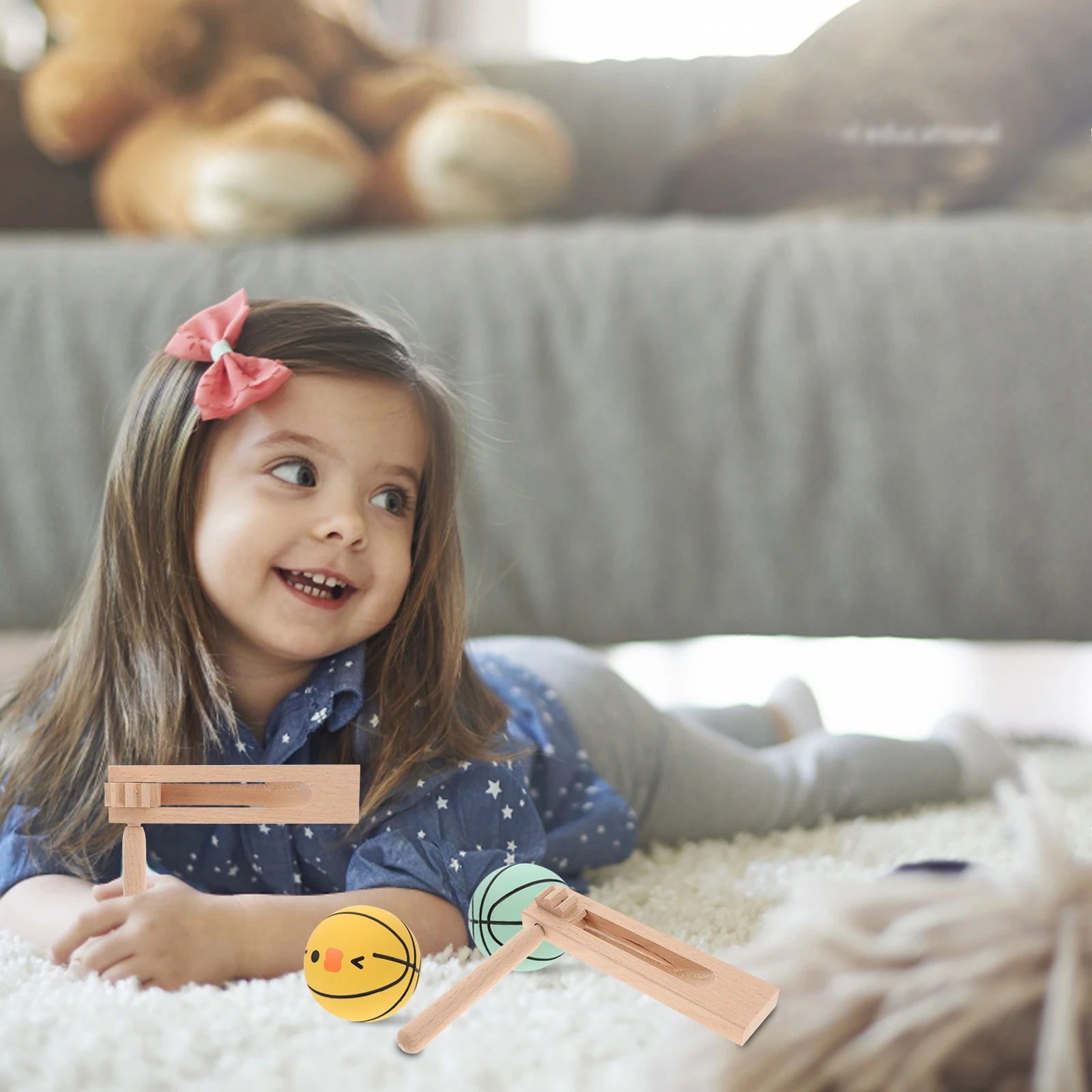 

2Pcs Wood Castanets Manual Rotary Noise Makers for Kids Early Education Musical Instruments Noise Making Percussion