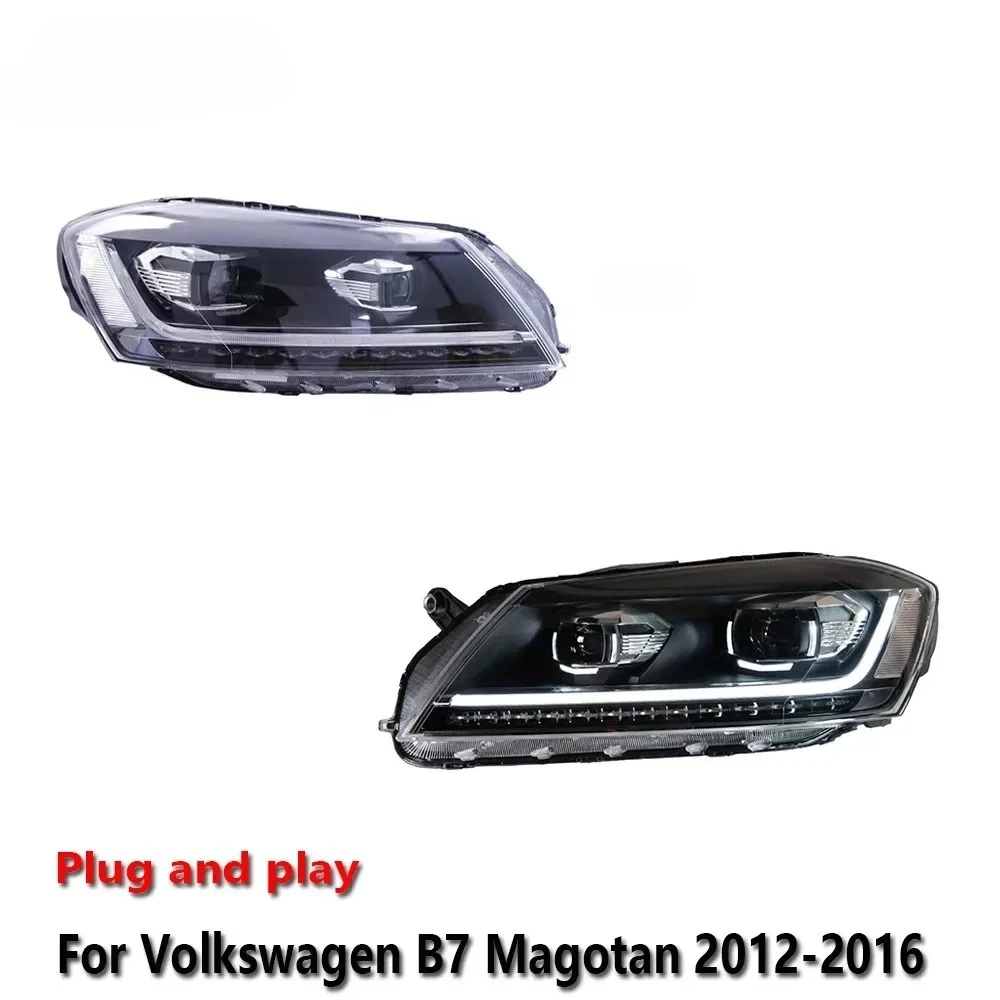 

Car LED Upgrade Headlight Accessories For VW Magotan B7 2012-2016 DRL Brake Turn Signal Lamp Plug and Play