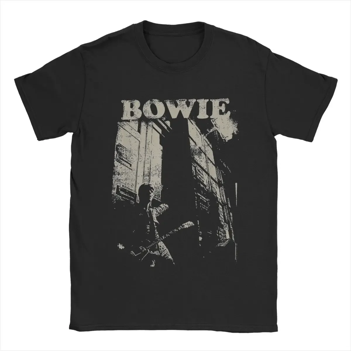 David Bowie Rock Band T-shirt Vintage Washed Y2K Aesthetic Unisex Oversized Short Sleeve Summer Cotton Retro Streetwear Hot Sale