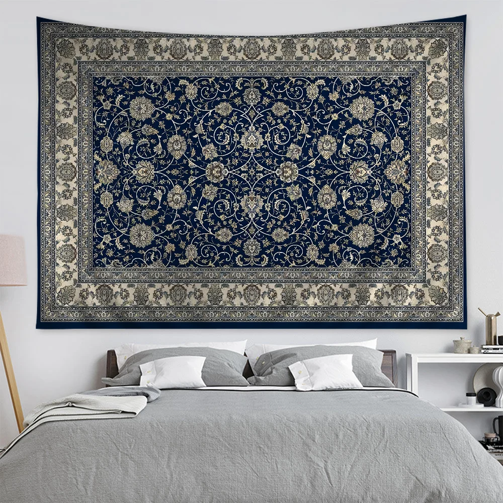 Luxury American Retro pattern Customizable  Cartoon Tapestry Bohemian Wall Tapestries Mandala Home Decor