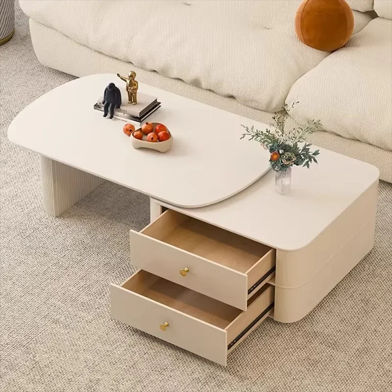 

Postmodern Storage Coffee Table Living Room Originality Simple Retro Coffee Tables Minimalist Couchtisch Postmodern Furniture