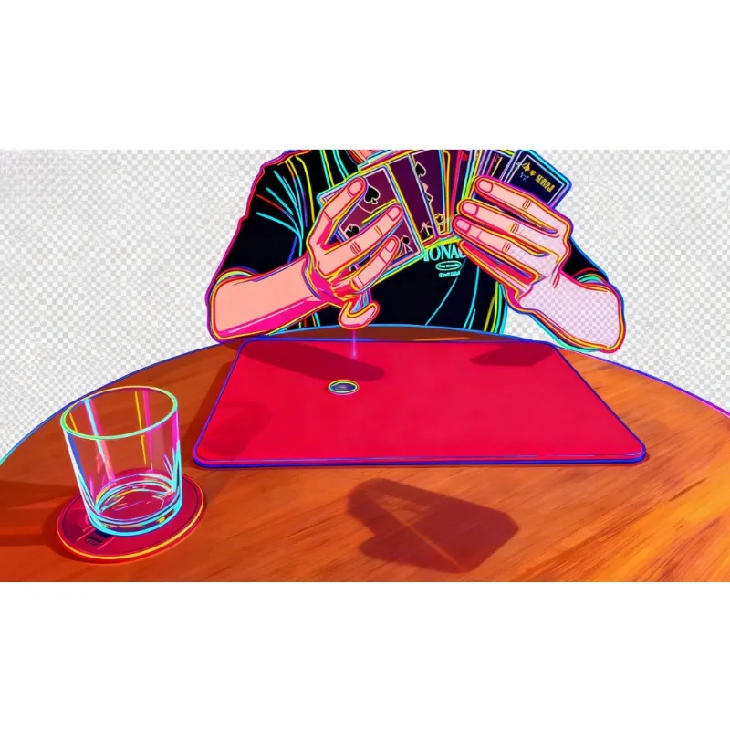 

Pass To Pass Magic Trick от Marco Markiewicz, колода с иллюзией карточек и монет для улицы и сцены крупным планом, реквизит Magic Gimmick
