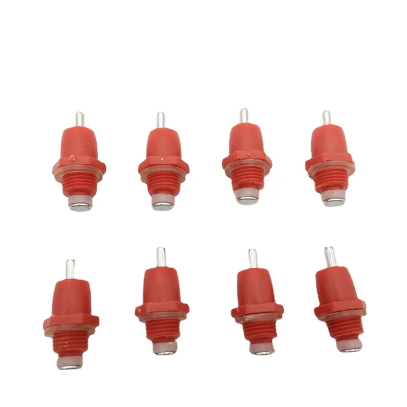 

100/300/600pcs High Quality Spring Type Chicken Red Nipples Drinking With Automatic Water Dispenser Mouth