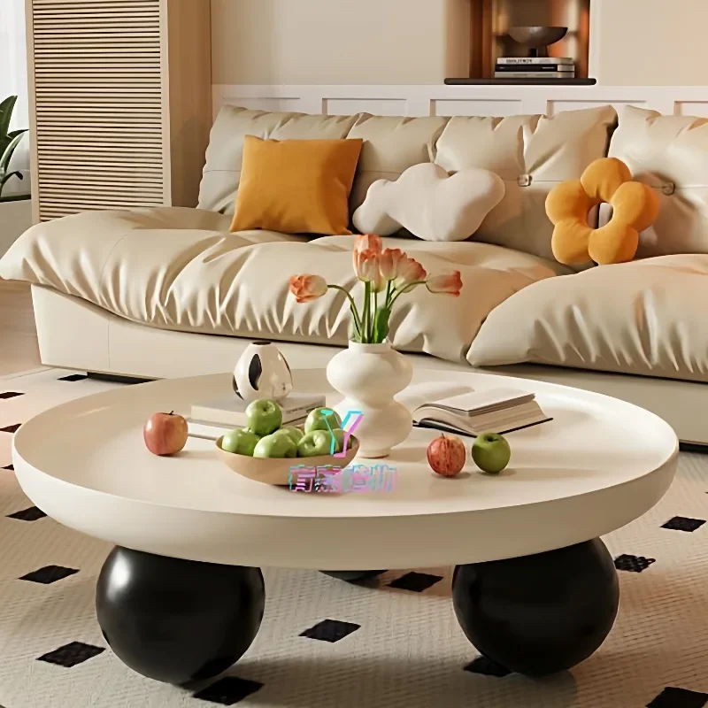 Mesas de Centro de Alta Calidad, Estilo Nórdico Elegante, Tamaño L #   Mesas de centro modernas para sala de estar Dopamine Living Room, muebles para el hogar