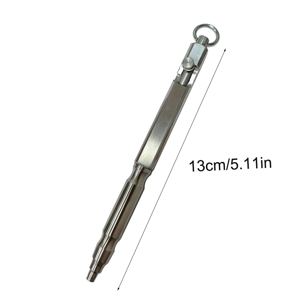 กลางแจ้งการเขียนเครื่องมือ EDC สแตนเลสสตีลยุทธวิธีปากกา Bolt ปากกาลูกลื่น