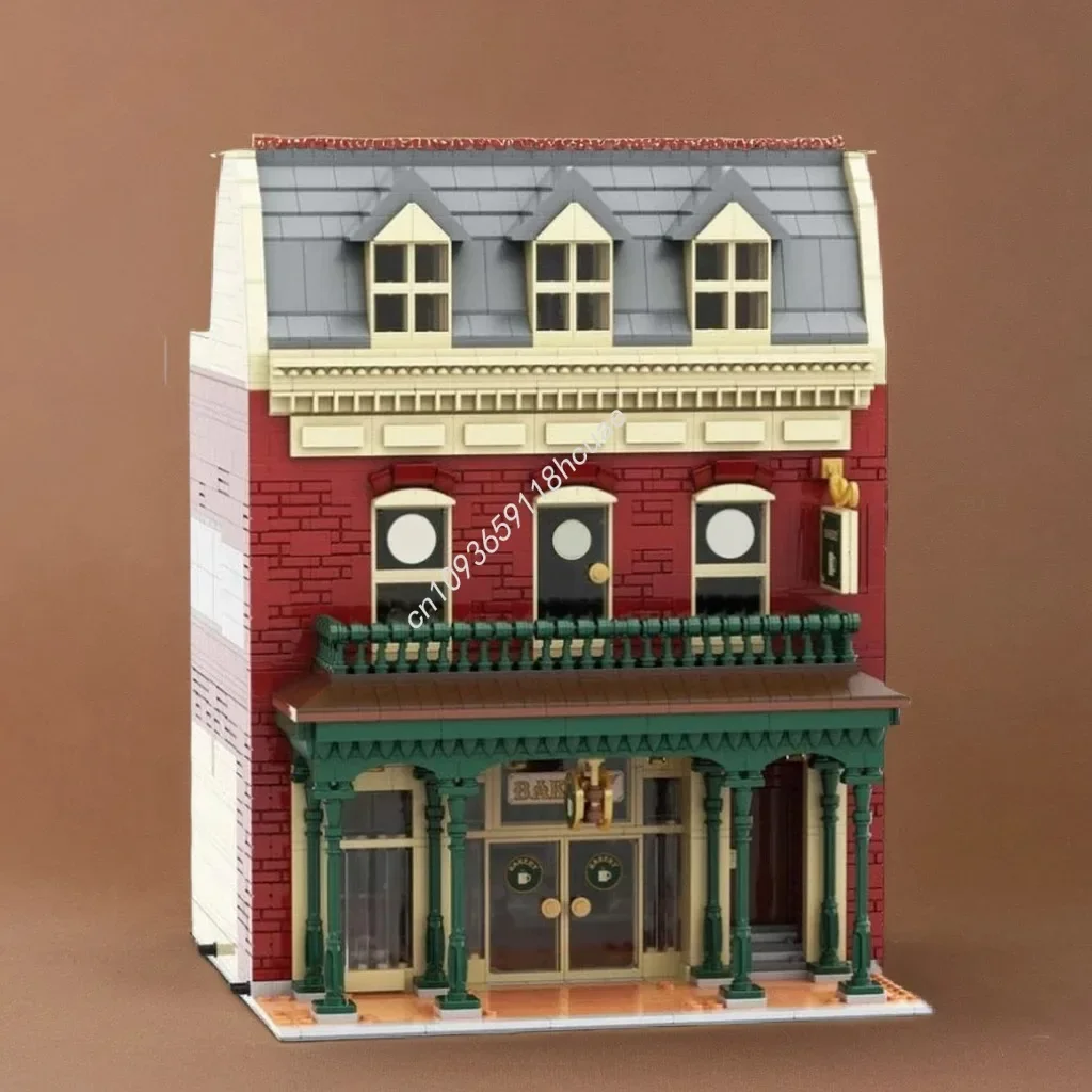 

3520 деталей MOC: Конструктор «Пекарня на Главной улице» (Волшебное издание), модульные здания, развивающая игрушка, рождественский подарок для детей